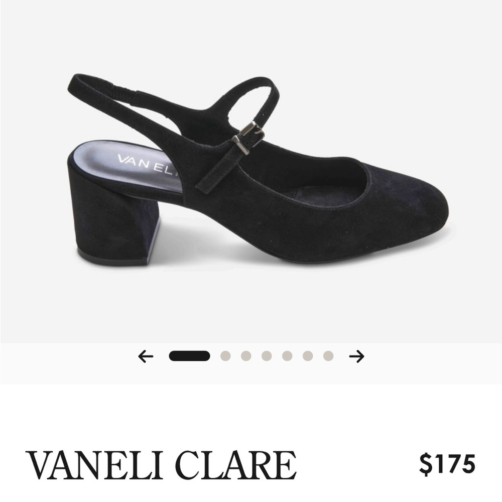 Vaneli Clare Black Women's Shoes
